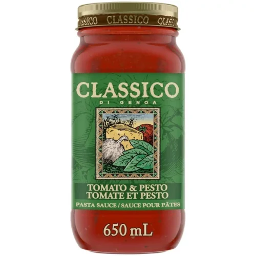 Classico Tomato & Pesto Spaghetti Pasta Sauce 650 mL