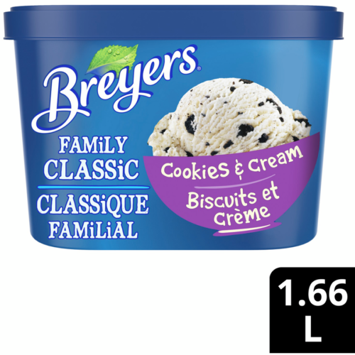Family Classic Frozen Dessert Cookies & Cream