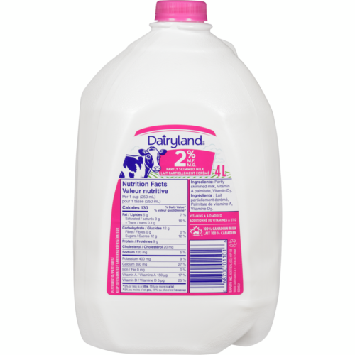 Dairy Land Fresh Milk  2% (4l)