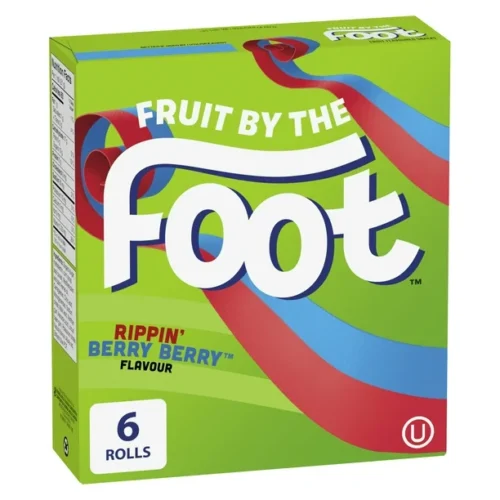 Fruit by the Foot Fruit Flavoured Snacks, Rippin' Berry 6 rolls, 128 g