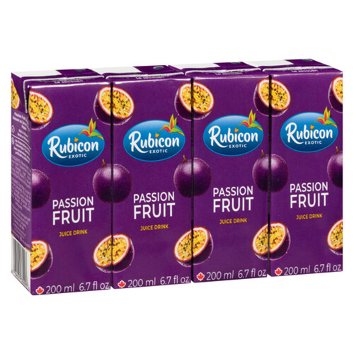 Rubicon Passion Fruit Juice (200ml *4)