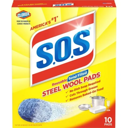 SOS  Steel Wool Soap Pads 10 Count
