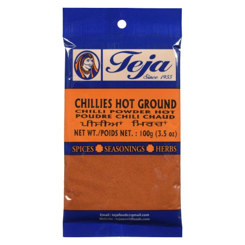 Chillies Hot Ground 100g