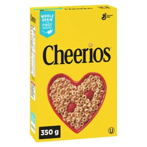 Original Cheerios Breakfast Cereal, Whole Grains, 350g