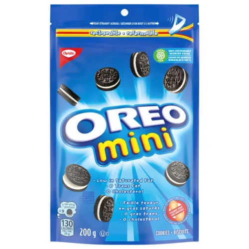 OREO, Mini Original Chocolate Sandwich Cookies 200 g