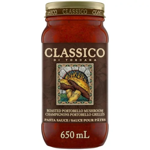 Classico Roasted Portobello Mushrooms Spaghetti Pasta Sauce 650mL