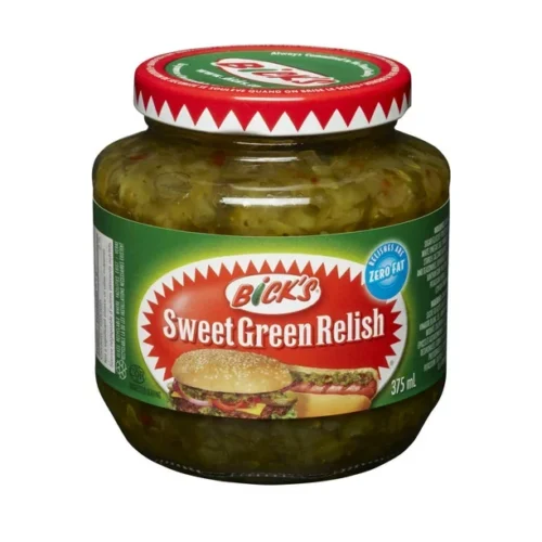 BICKS Sweet Green Relish, 375 mL