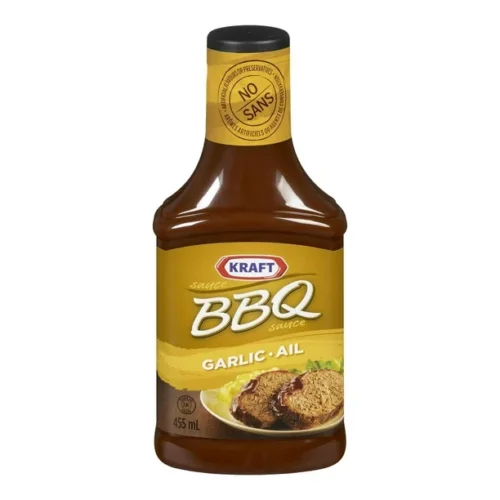 Kraft BBQ Sauce, Garlic, 455mL