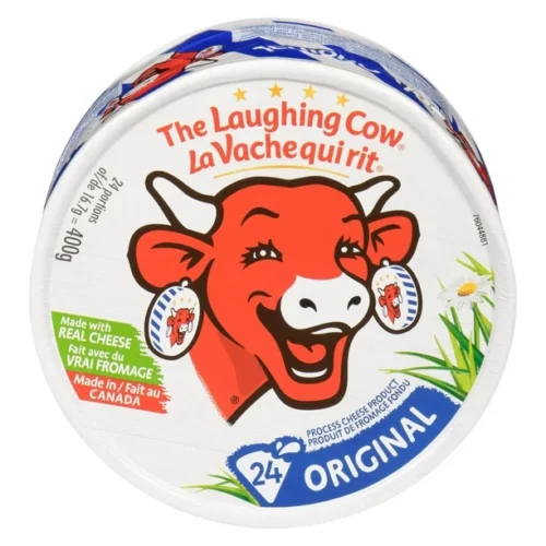 The Laughing Cow, Original, Spreadable Cheese 24P, 24 Portions, 400g