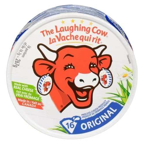 The Laughing Cow, Original, Spreadable Cheese 16P, 16 Portions, 267g