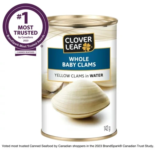 Clover Leaf Whole Baby Clams 142g