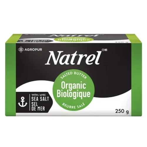 Natrel Organic Salted Butter, 250 g